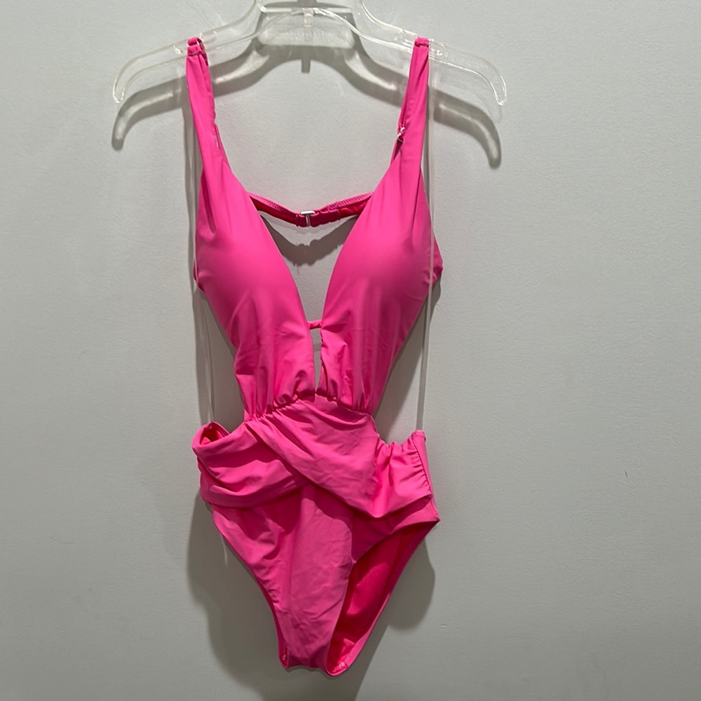 Vibrant Pink Women’s  One Piece Swimsuit